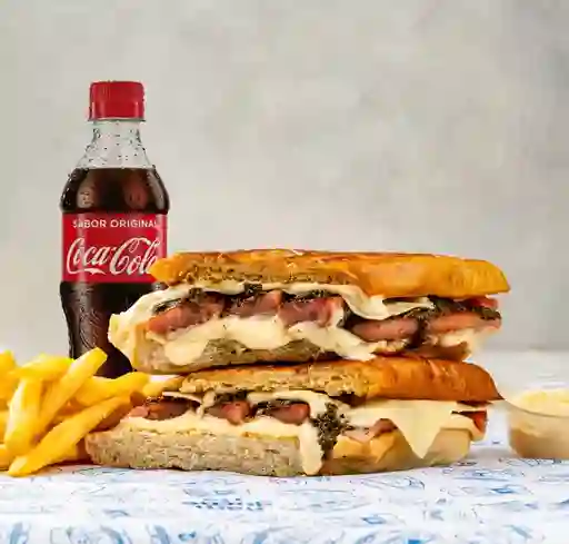 Chorilicious + Papas + Bebida