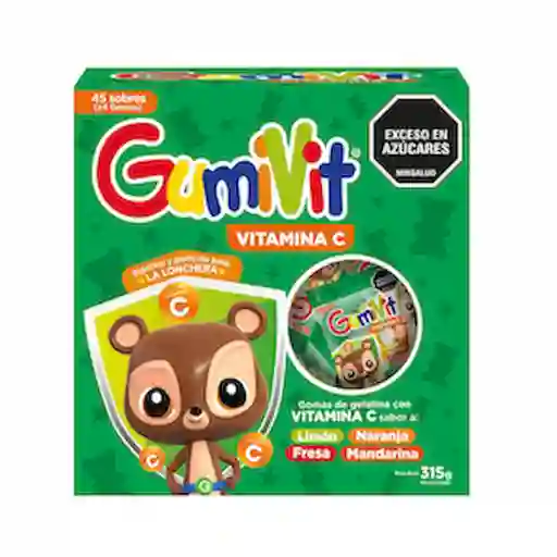 Gumivit Gomas Suplemento Vitamínico Sabores Surtidos