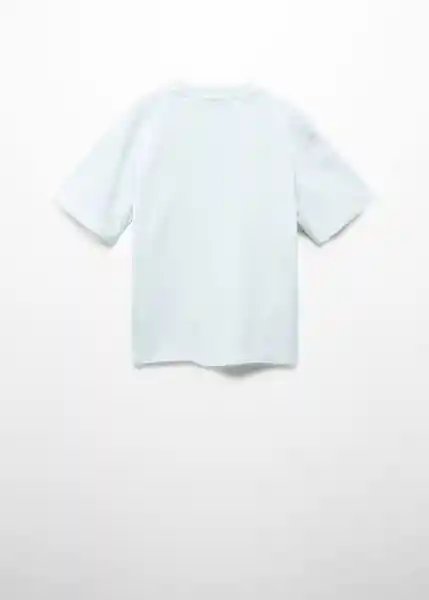 Camiseta Horizon Celeste Talla 08 Niños Mango