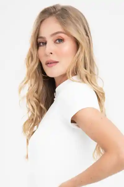 Ragged Top Galicia Color Blanco Crudo Talla S