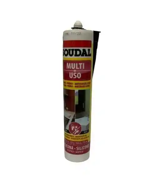 Soudal Silicona Fría Negra Tubo 320 g