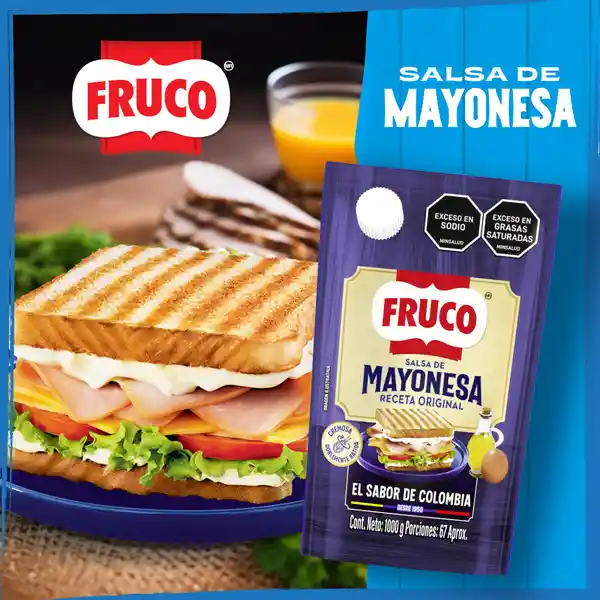 Salsa de Mayonesa Fruco Doypack 1000 g