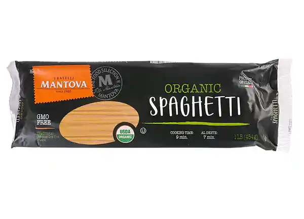 Mantova Pasta Orgánica Larga Spaghetti