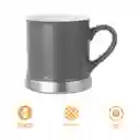 Taza de Cerámica Serie Silver Grey Gris Miniso