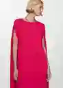 Vestido Linda-a Rosa Talla M Mujer Mango