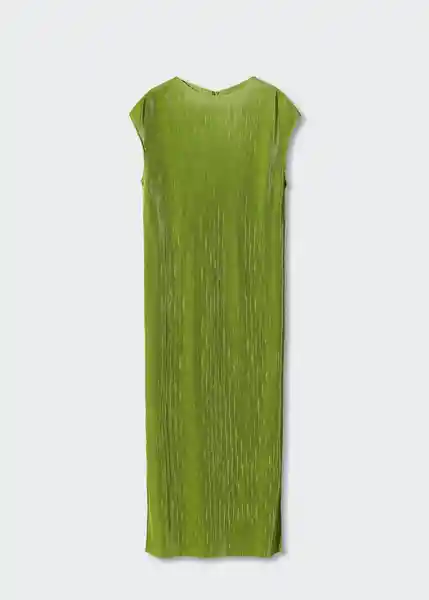 Vestido Jungla-A Verde Talla S Mujer Mango