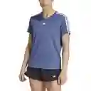 Adidas Camiseta Tr-es 3s T Para Mujer Azul Talla M