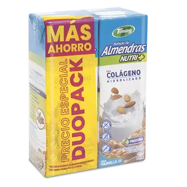 Toning Bebida Almendra Vainilla
