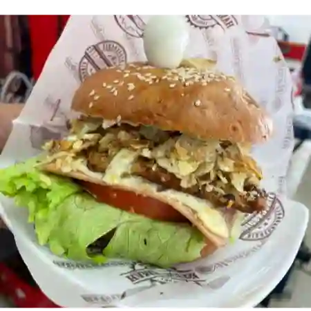 Hamburguesa de Pollo Apanado