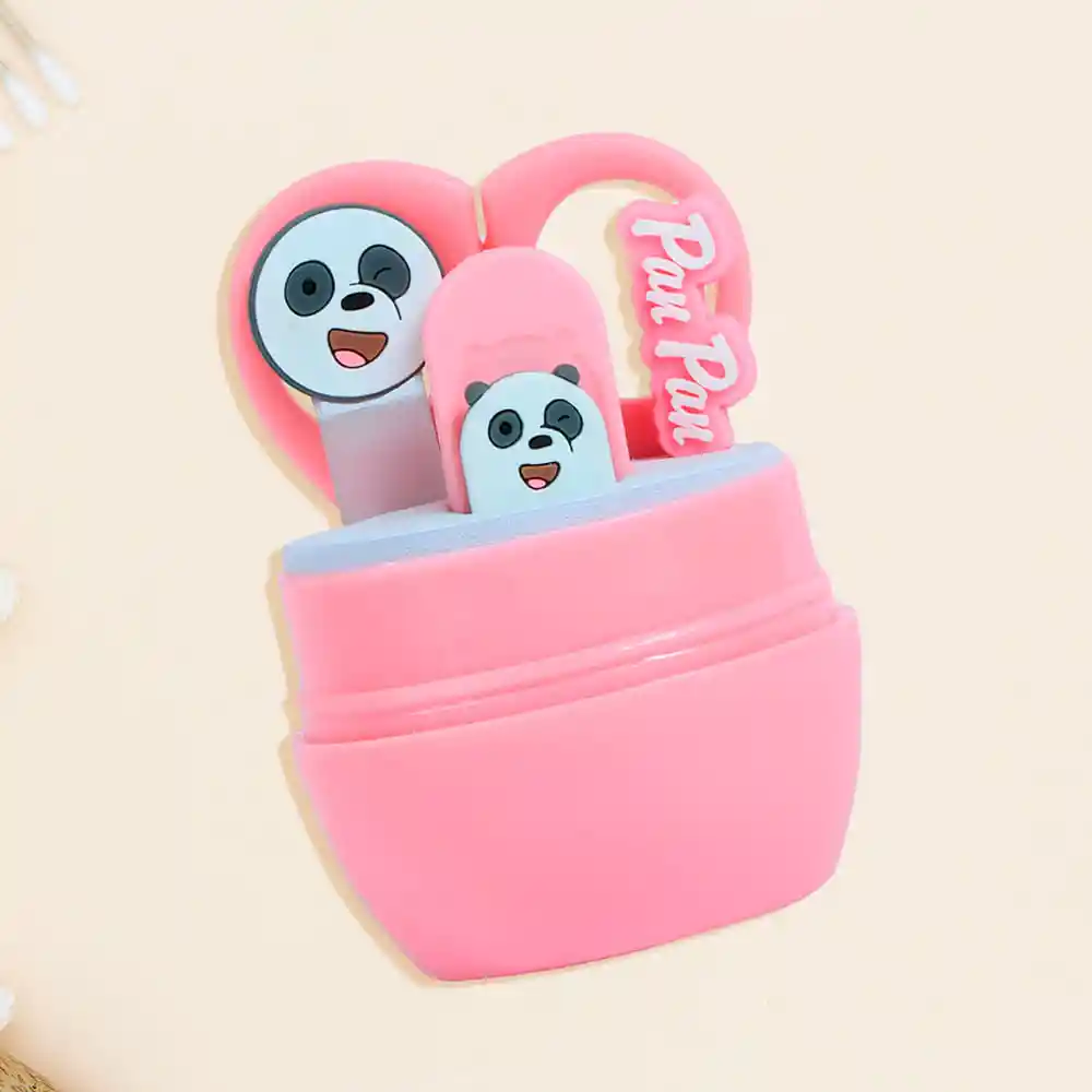 Kit Manicura Para Bebé we Bare Bears Panda Miniso