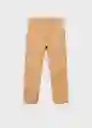 Pantalón Raul Camel Talla 06 Niños Mango