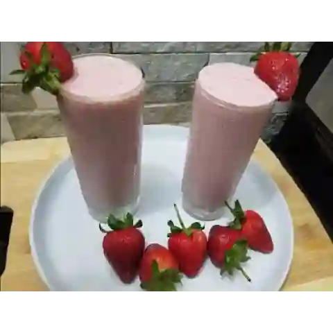 Fresa en Leche
