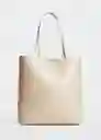 Bolso G Rainbow Offwhite Talla 99 Mujer Mango