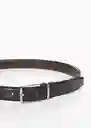 Cinturón Emili Negro Talla 91 Hombre Mango