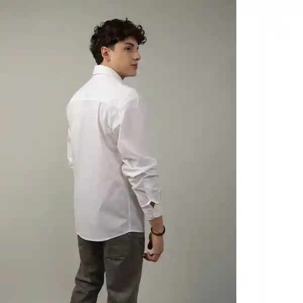 Camiseta Hombre Blanco Talla: LARGE American Eagle