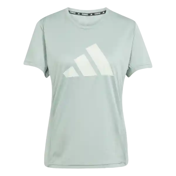 Adidas Camiseta Manga Corta Run it Tee Correr de Mujer Verde T.S