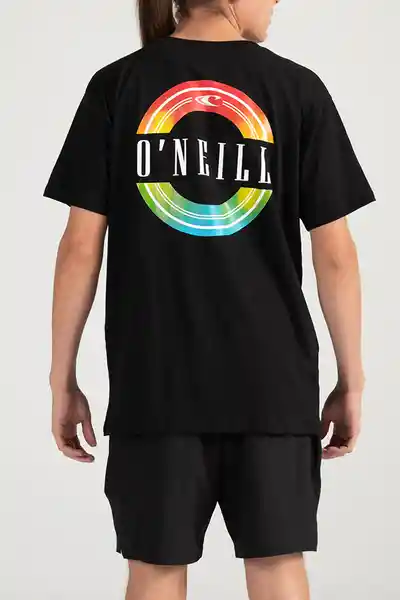 ONeill Camiseta Classic Brackets Masculino Negro XL