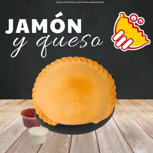 Pastel jamón y queso mozarella
