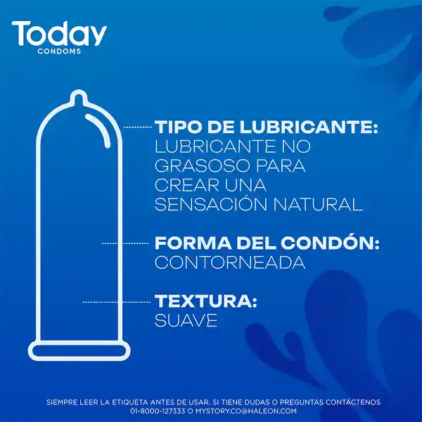 Today Condón Lubricado