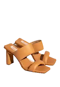 Sandalias Tacón Camel Talla 35