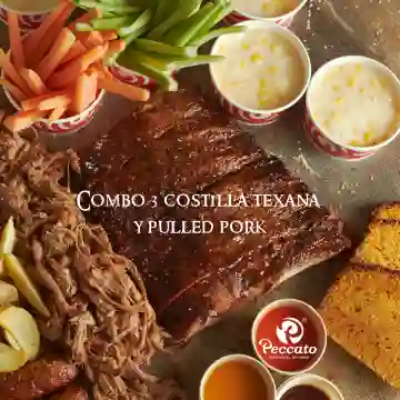 Combo 3 Costilla Texana y Pulled Pork (3 Personas)