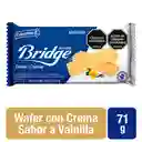 Bridge Galletas Wafer Leche con Crema Sabor a Vainilla