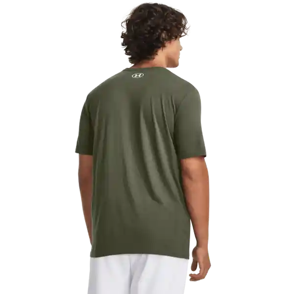 Under Armour Camiseta Camo Chest Stripe Hombre Verde Talla LG