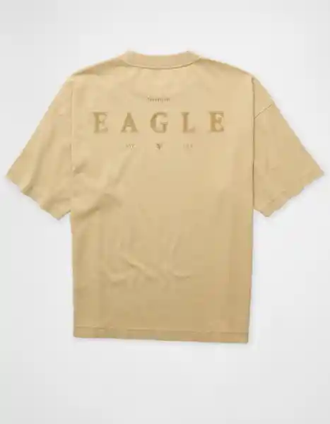 Camiseta Hombre Beige Talla Medium 4597204 American Eagle