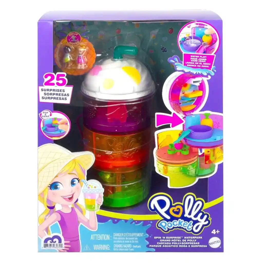 Polly Pocket Mundo Sorpresa Pastel Cumple Hfp98