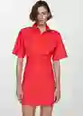 Vestido Cirilia Coral Talla XS Mujer Mango