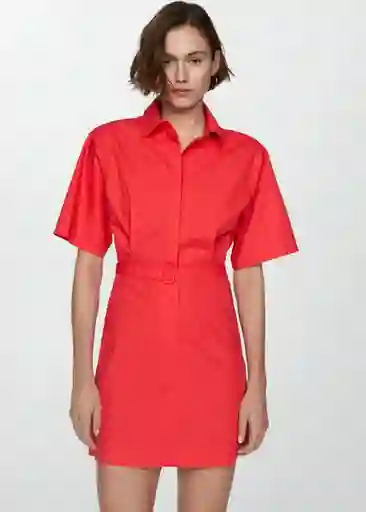 Vestido Cirilia Coral Talla XS Mujer Mango