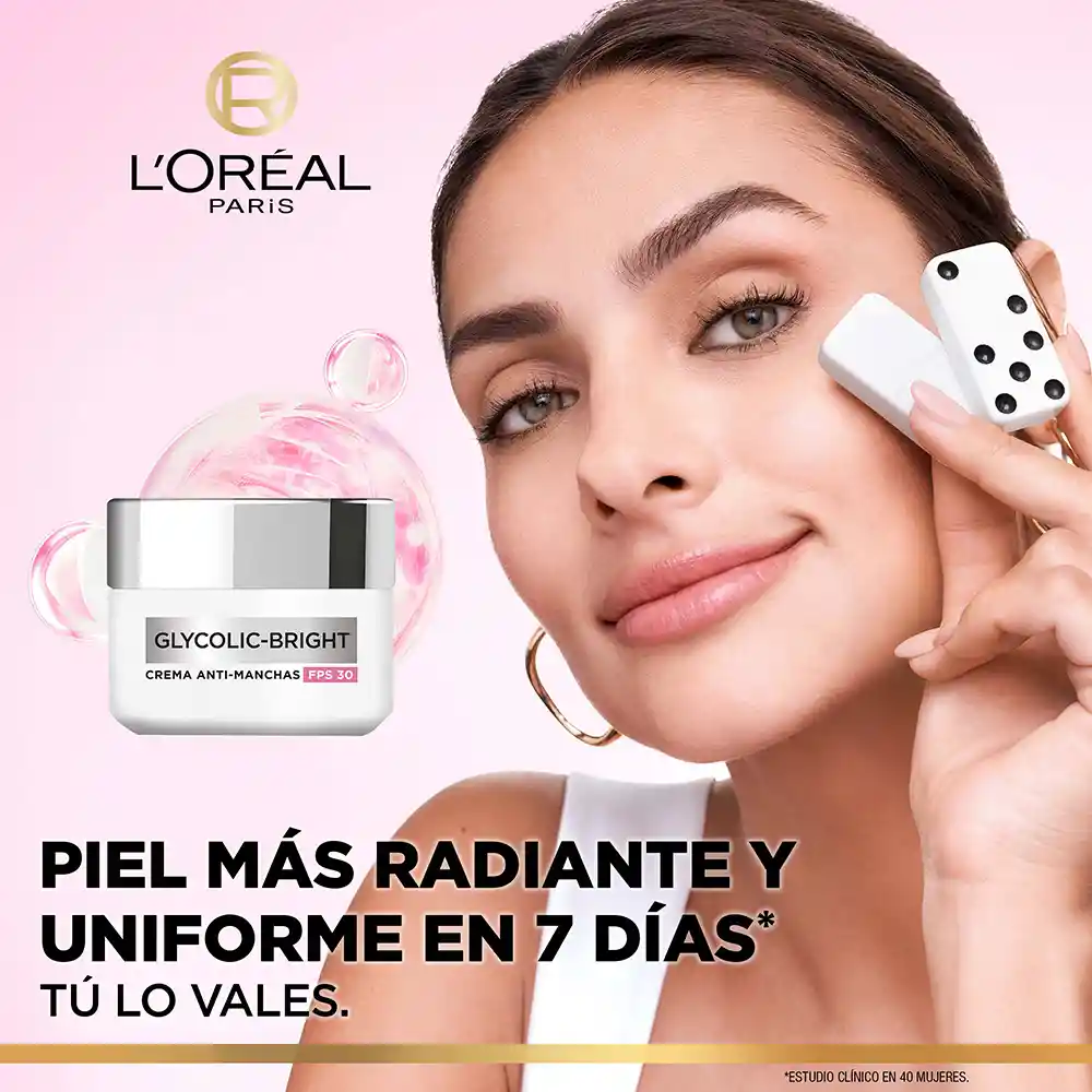 Crema Día Antimanchas Ácido Glicólico LOréal Paris 50 mL