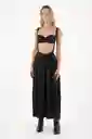 Vestido Largo Luna Negro Talla 02 M