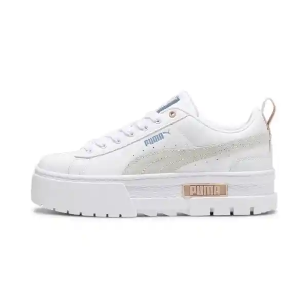 Puma Zapatos Mayze Lth Wns Blanco Para Mujer Talla 6.5