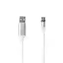 Cable Magnetico 3 en 1 Con Luz Miniso