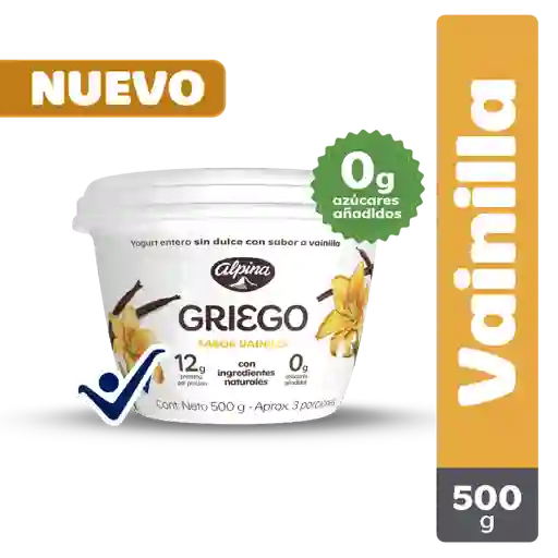 Yogurt giego Vainilla 500 g