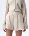 Short Mujer Beige Talla 10 651G001_BEI141209 Americanino