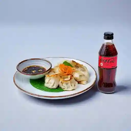 Combo Gyozas + Coca Cola Sin Azúcar 300ML