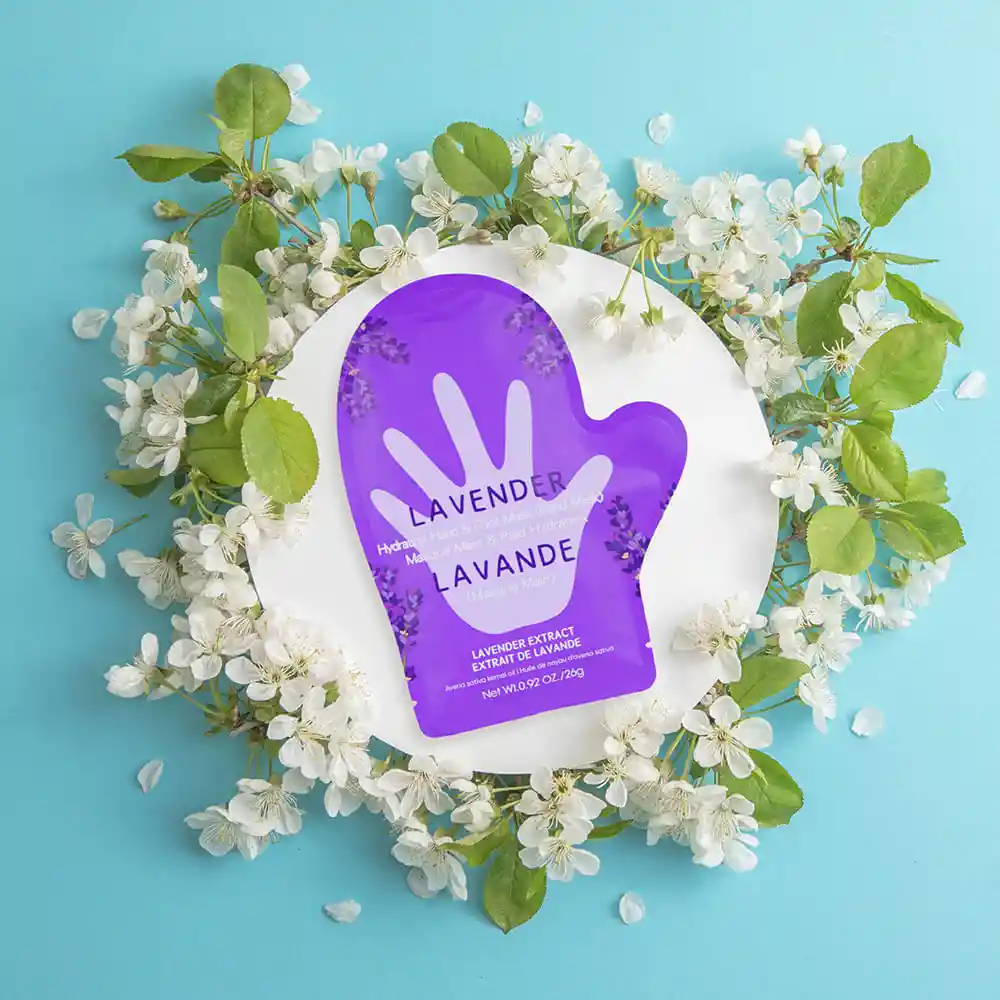 Mascarilla Hidratante Para Manos de Lavanda Miniso