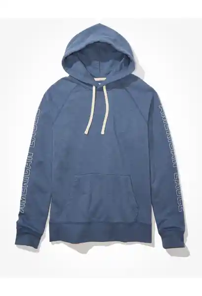Buzo Hombre Azul Talla MEDIUM American Eagle