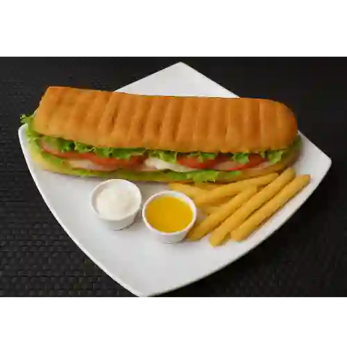 Mr Sandwich Clasico con Papas Fritas