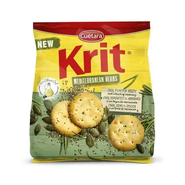 Cuetara Galleta Krit Con Semilla de Chia