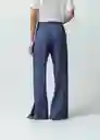 Pantalón Eva Mujer Azul Cetaceo Talla 10 Naf Naf