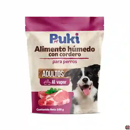 Puki Alimento Húmedo Con Cordero Para Perros