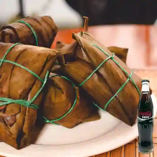 Combo Tamal de Pipián Frío + Coca Cola Zero 350 ml