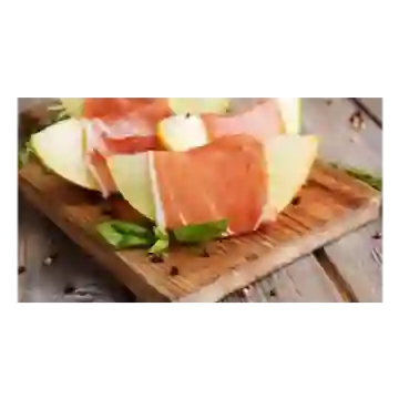 Jamón serrano con melón