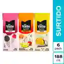 Jugo Del Valle Frutal Surtido 188ML x 6 Unds