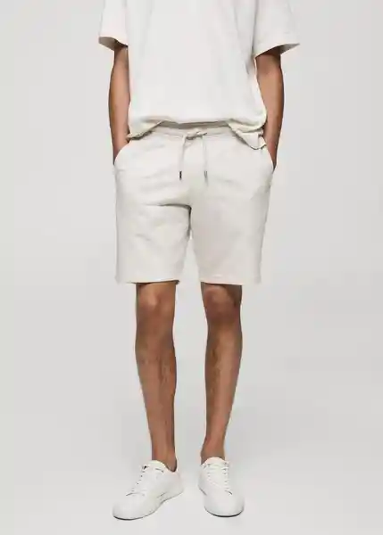 Short Funchal Gris Claro Vigoré Talla L Hombre Mango