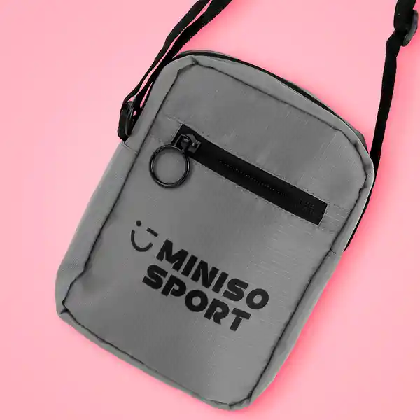 Bolso Crossbody Deportivo Serie 4.0 Gris Miniso