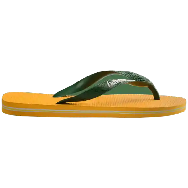 Sandalias Brasil Logo Amarillo Banana Talla 34 4110850 Havaianas